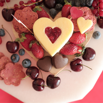 Mini Heart Cheese Board